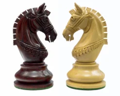 The La Valletta Redwood Chessmen 4.5 Inches -Board Games - Chess And Cards Shop RCP133 03