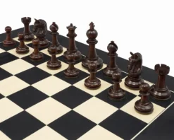 The La Valletta Redwood Chessmen 4.5 Inches -Board Games - Chess And Cards Shop RCP133 05