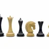 The Empire Knight Ebony Chessmen 4.5 Inch