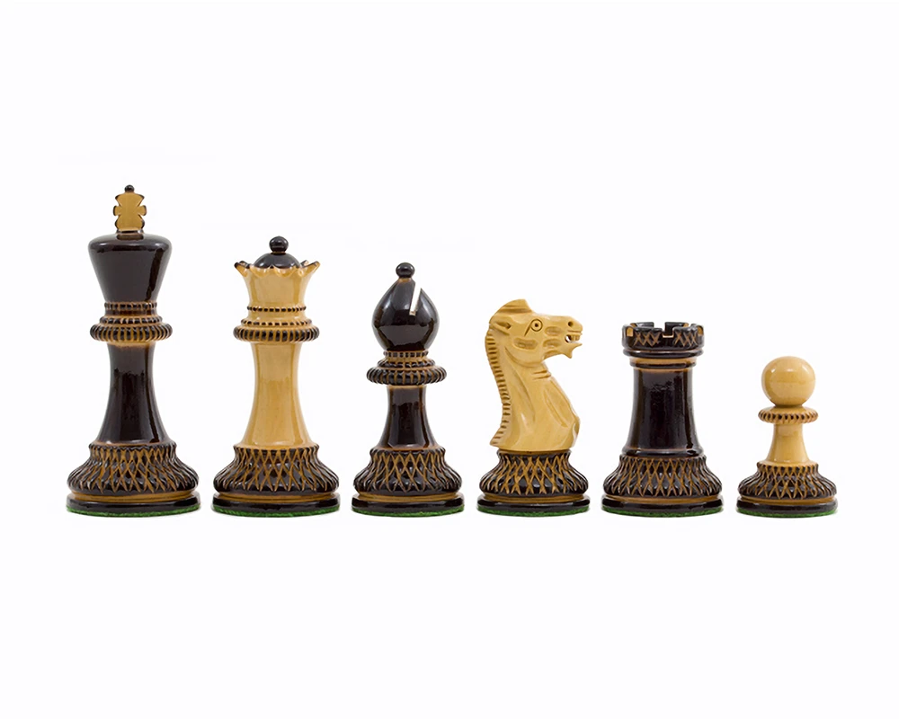 Burnt Parker Chessmen 4 Inch 2 Burnt Parker Chessmen 4 Inch - Image 2