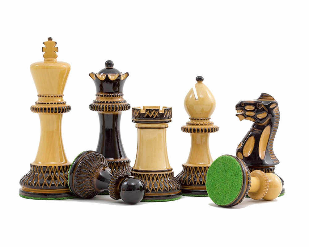 Burnt Parker Chessmen 4 Inch 3 Burnt Parker Chessmen 4 Inch - Image 3