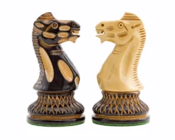Burnt Parker Chessmen 4 Inch 10 Burnt Parker Chessmen 4 Inch -Board Games - Chess And Cards Shop RCP139 03