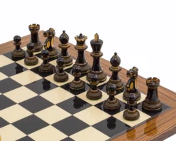 Burnt Parker Chessmen 4 Inch 11 Burnt Parker Chessmen 4 Inch -Board Games - Chess And Cards Shop RCP139 04