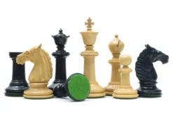 Traditional Staunton Ebony Bath Chessmen 3.75 Inch -Board Games - Chess And Cards Shop RCP140 03
