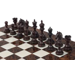 The Garvi 4 Inch Rosewood Chessmen -Board Games - Chess And Cards Shop RCP142 04