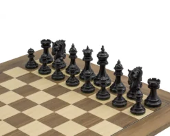 The Kingsgate Ebony Chessmen 4.25 Inch 11 The Kingsgate Ebony Chessmen 4.25 Inch -Board Games - Chess And Cards Shop RCP144 04