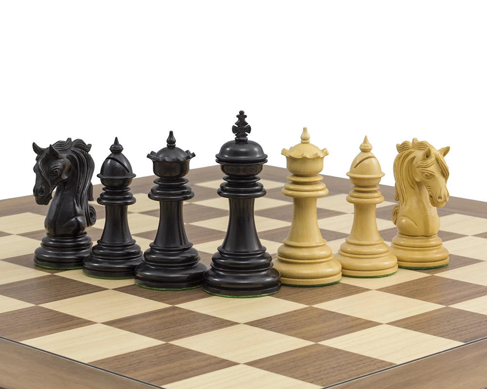 The Kingsgate Ebony Chessmen 4.25 Inch 7 The Kingsgate Ebony Chessmen 4.25 Inch - Image 7