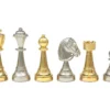 The Messina Gold And Silver Plated Italian Chessmen
