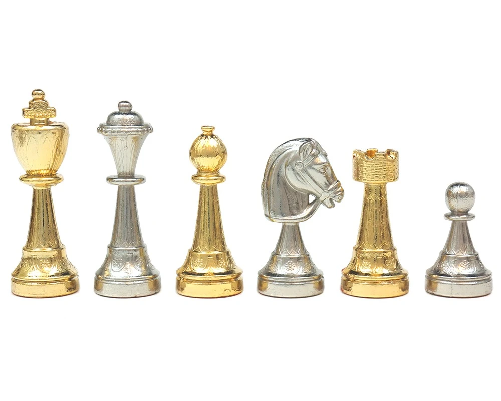 The Messina Gold And Silver Plated Italian Chessmen 1 The Messina Gold And Silver Plated Italian Chessmen