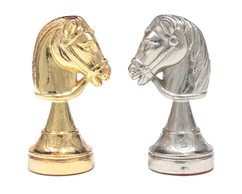 The Messina Gold And Silver Plated Italian Chessmen 2 The Messina Gold And Silver Plated Italian Chessmen - Image 2