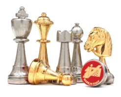 The Messina Gold And Silver Plated Italian Chessmen 10 The Messina Gold And Silver Plated Italian Chessmen -Board Games - Chess And Cards Shop RCP153 03