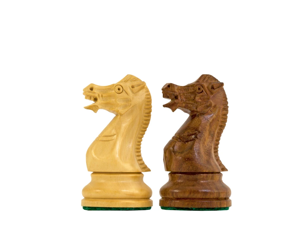 Executive Staunton Chessmen In Sheesham 3 Inches 3 Executive Staunton Chessmen In Sheesham 3 Inches - Image 3