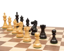 The Stallion Knight Ebonised Chess Pieces 3.5 Inch 13 The Stallion Knight Ebonised Chess Pieces 3.5 Inch -Board Games - Chess And Cards Shop RCP161 06