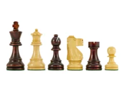 Antiqued British Staunton Chessmen 3.75 Inches