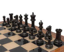Reproduction Staunton Ebony Chessmen 1849 Model 4.4 Inch King 9 Reproduction Staunton Ebony Chessmen 1849 Model 4.4 Inch King -Board Games - Chess And Cards Shop RCP174 02