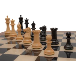 Reproduction Staunton Ebony Chessmen 1849 Model 4.4 Inch King 11 Reproduction Staunton Ebony Chessmen 1849 Model 4.4 Inch King -Board Games - Chess And Cards Shop RCP174 04