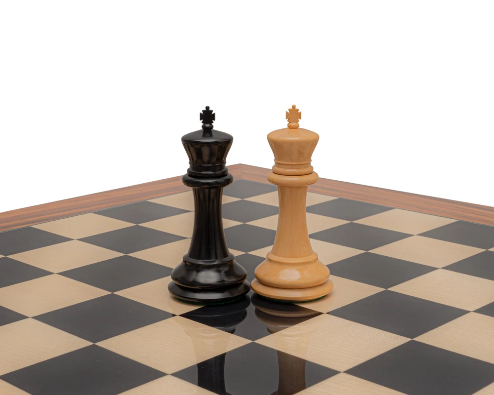 Reproduction Staunton Ebony Chessmen 1849 Model 4.4 Inch King 6 Reproduction Staunton Ebony Chessmen 1849 Model 4.4 Inch King - Image 6