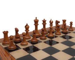 Reproduction Staunton Chessmen 1849 Model 4.4 Inch King In Antiqued Boxwood And Ebony 10 Reproduction Staunton Chessmen 1849 Model 4.4 Inch King In Antiqued Boxwood And Ebony -Board Games - Chess And Cards Shop RCP175 03