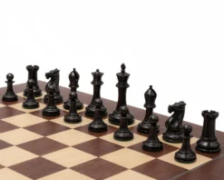 The 1853 Paulsen Reproduction 3.5 Inch Chess Men In Ebony 9 The 1853 Paulsen Reproduction 3.5 Inch Chess Men In Ebony -Board Games - Chess And Cards Shop RCP177 02