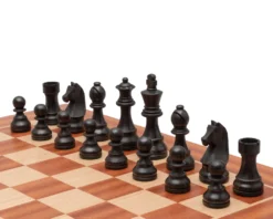 Down Head Ebonised Chess Men 3.75 Inch 9 Down Head Ebonised Chess Men 3.75 Inch -Board Games - Chess And Cards Shop RCP186 02