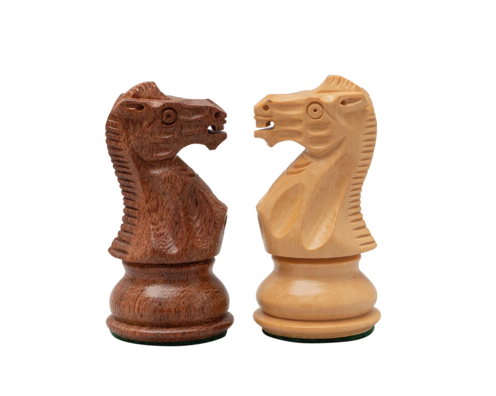3.5 Inch Classic Staunton Chessmen Acacia Wood 4 3.5 Inch Classic Staunton Chessmen Acacia Wood - Image 4