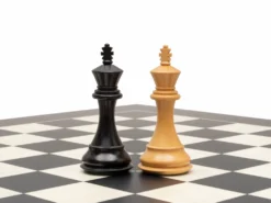 Fierce Knight Ebonised Chessmen 4 Inch -Board Games - Chess And Cards Shop RCP191 04