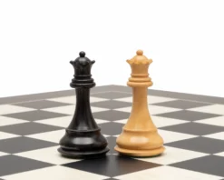 Fierce Knight Ebonised Chessmen 4 Inch -Board Games - Chess And Cards Shop RCP191 05