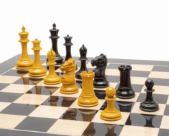 The Harrwitz Staunton 3.5 Inch Ebony Chess Men -Board Games - Chess And Cards Shop RCP193 04