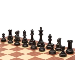 British Ebonised Chess Men 3.5 Inch 9 British Ebonised Chess Men 3.5 Inch -Board Games - Chess And Cards Shop RCP197 02