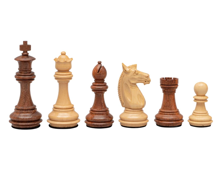 The Trapani Acacia 3.35 Inch Italian Chess Men 1 The Trapani Acacia 3.35 Inch Italian Chess Men