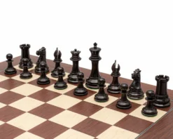 Original Staunton 1849 Ebony Chess Men 4.4 Inch 11 Original Staunton 1849 Ebony Chess Men 4.4 Inch -Board Games - Chess And Cards Shop RCP200 04