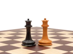 J J Cooke Edition Ebony And Antiqued Boxwood Chessmen 4.4 Inches 12 J J Cooke Edition Ebony And Antiqued Boxwood Chessmen 4.4 Inches -Board Games - Chess And Cards Shop RCP201 05