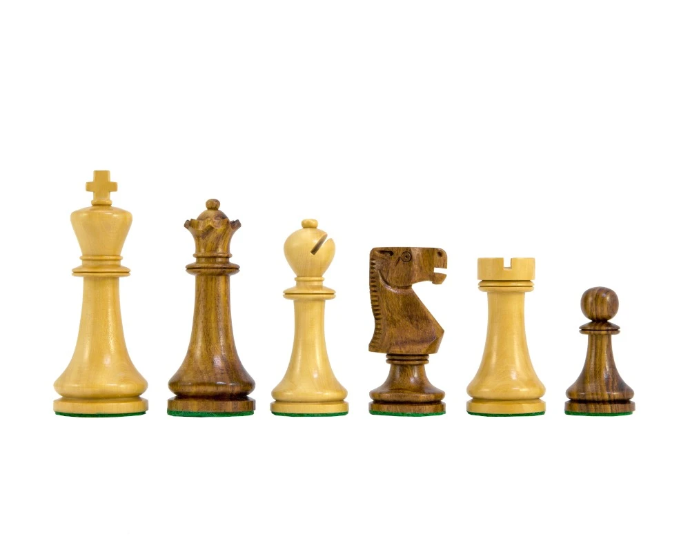 Pioneer Golden Rosewood Chessmen 3.75 Inches 1 Pioneer Golden Rosewood Chessmen 3.75 Inches