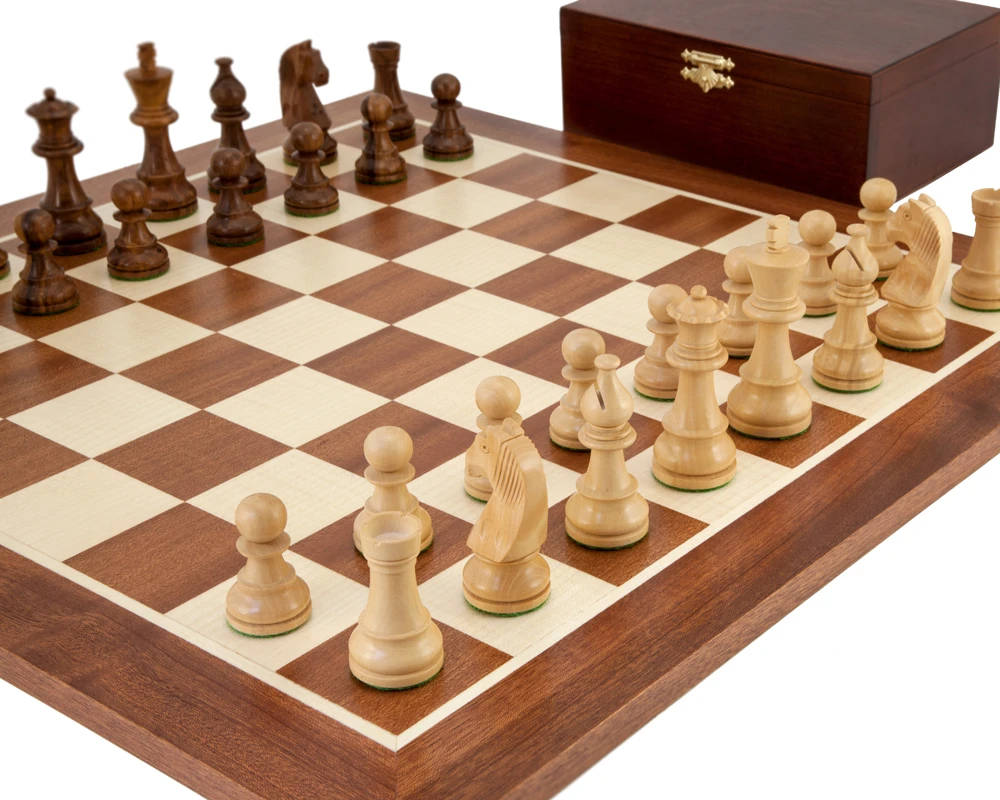 Down Head Grand Sheesham Championship Chess Set 2 Down Head Grand Sheesham Championship Chess Set - Image 2
