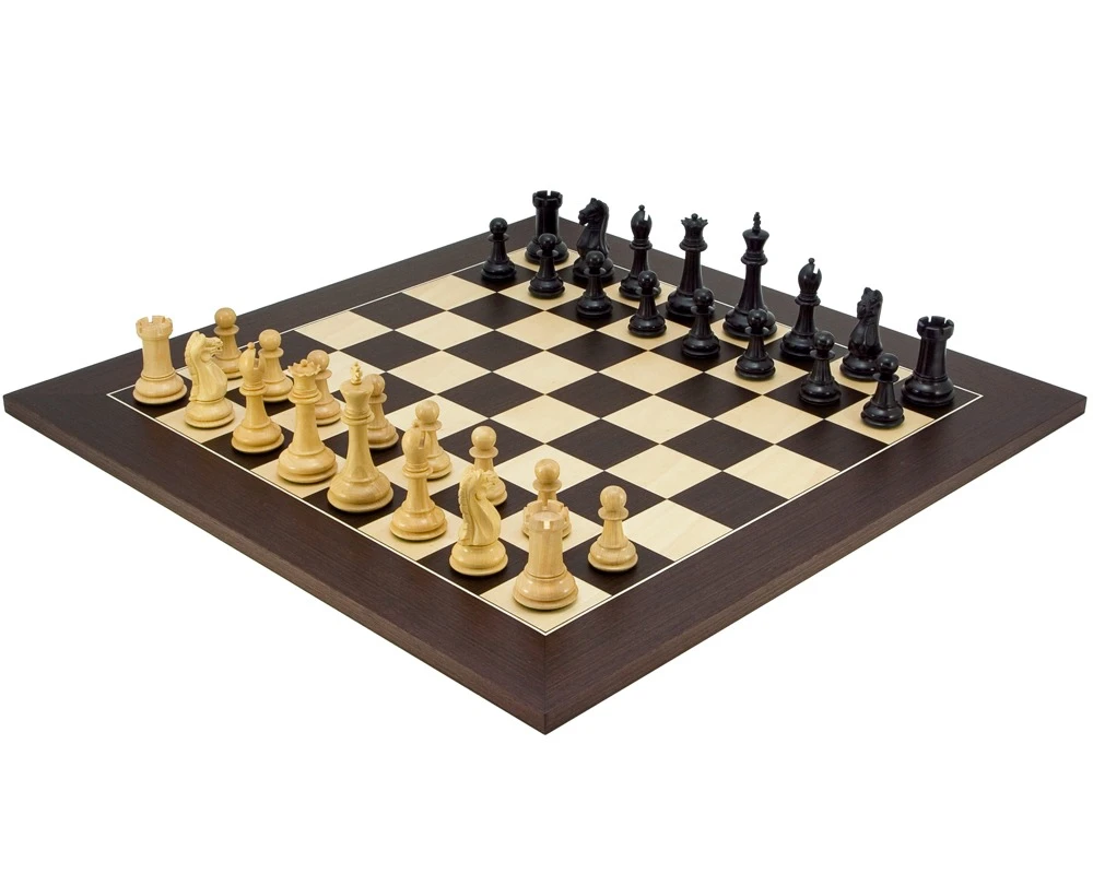 Oxford Series Black & Wenge Chess Set 1 Oxford Series Black & Wenge Chess Set