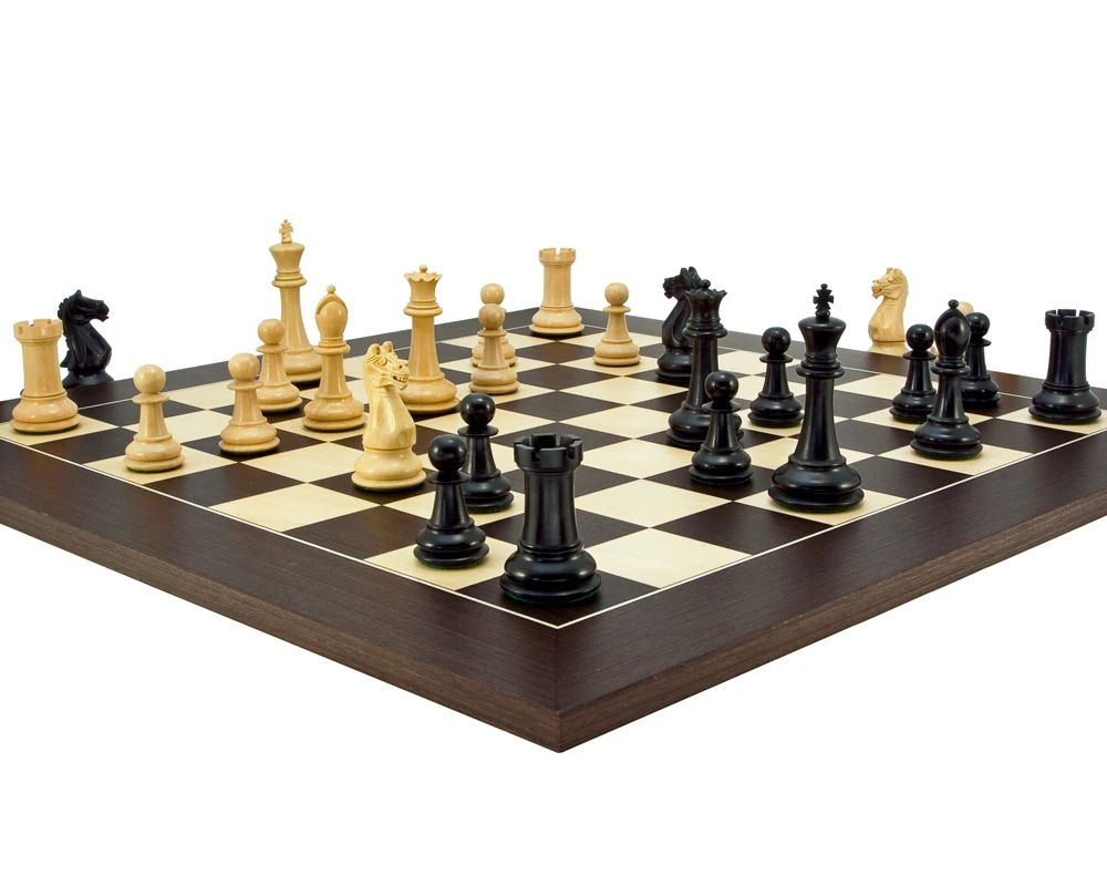 Oxford Series Black & Wenge Chess Set 4 Oxford Series Black & Wenge Chess Set - Image 4