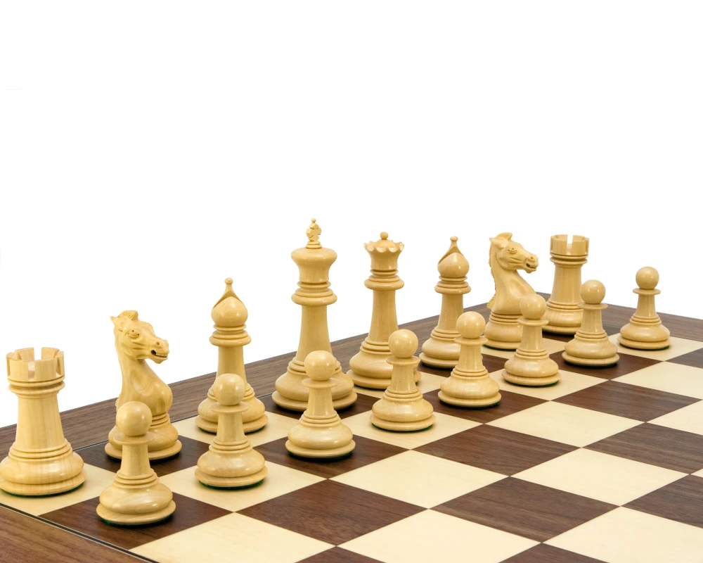 Madrid Grand Sheesham And Walnut Luxury Chess Set 4 Madrid Grand Sheesham And Walnut Luxury Chess Set - Image 4