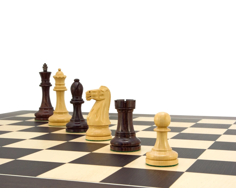 Broadbase Grand Deluxe Rosewood Chess Set 5 Broadbase Grand Deluxe Rosewood Chess Set - Image 5