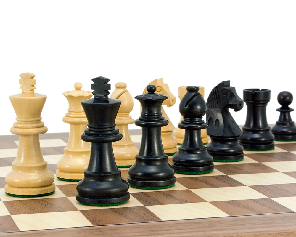 Down Head Classic Black Deluxe Chess Set 5 Down Head Classic Black Deluxe Chess Set - Image 5