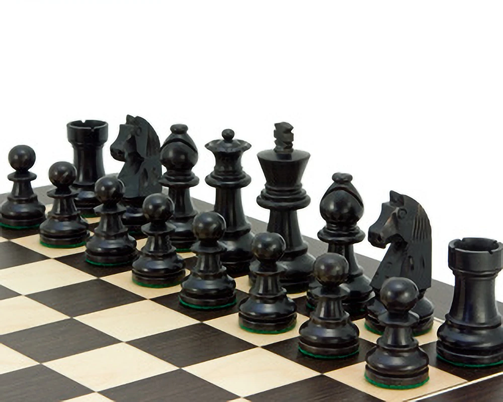 Down Head Classic Wenge Deluxe Chess Set 2 Down Head Classic Wenge Deluxe Chess Set - Image 2