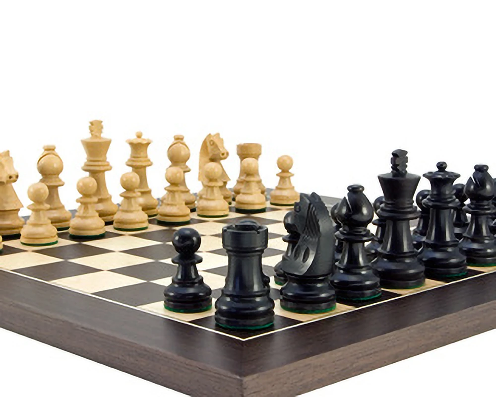 Down Head Classic Wenge Deluxe Chess Set 3 Down Head Classic Wenge Deluxe Chess Set - Image 3