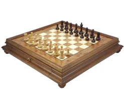 Supreme Rosewood And Briarwood Traditional Chess Set