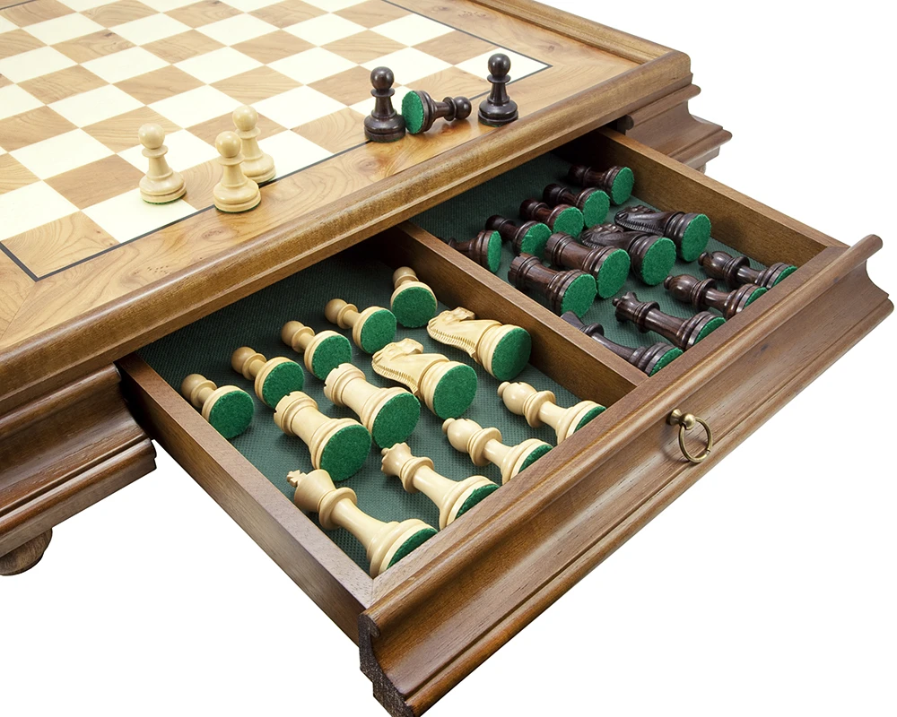 Supreme Rosewood And Briarwood Traditional Chess Set 5 Supreme Rosewood And Briarwood Traditional Chess Set - Image 5