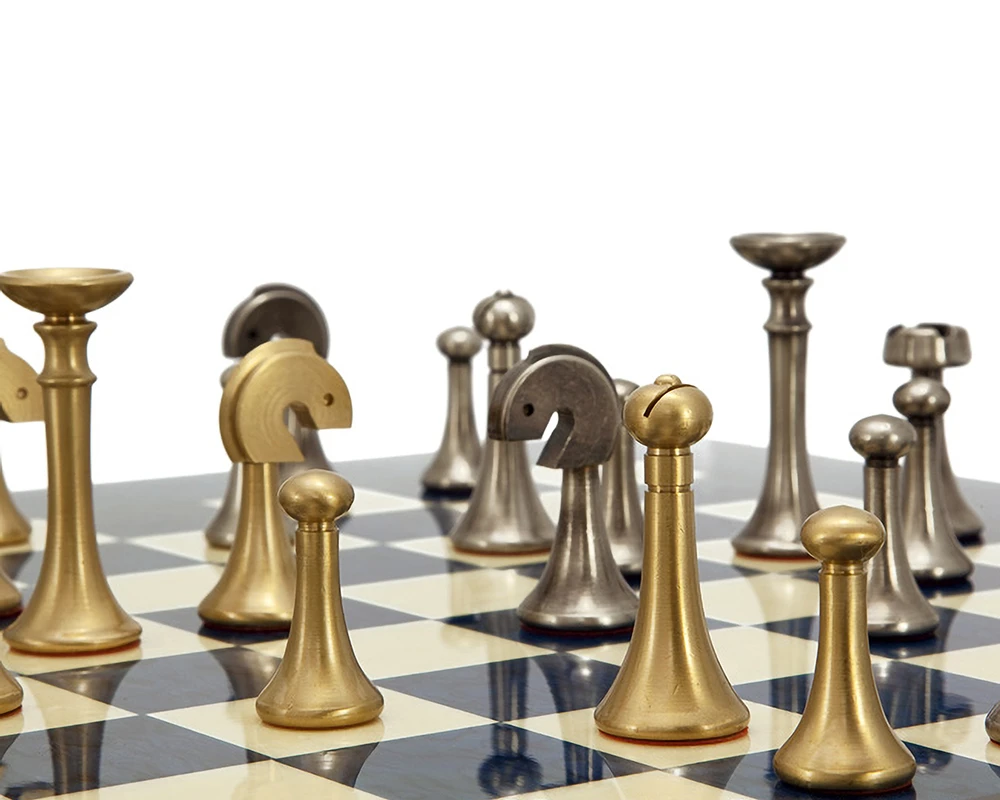Blue Metropolis Chess Set 4 Blue Metropolis Chess Set - Image 4