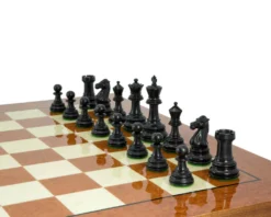 Cheltenham Ebony And Rootwood Grand Chess Set -Board Games - Chess And Cards Shop RCPB126 04