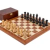 Down Head Black Championship Chess Set