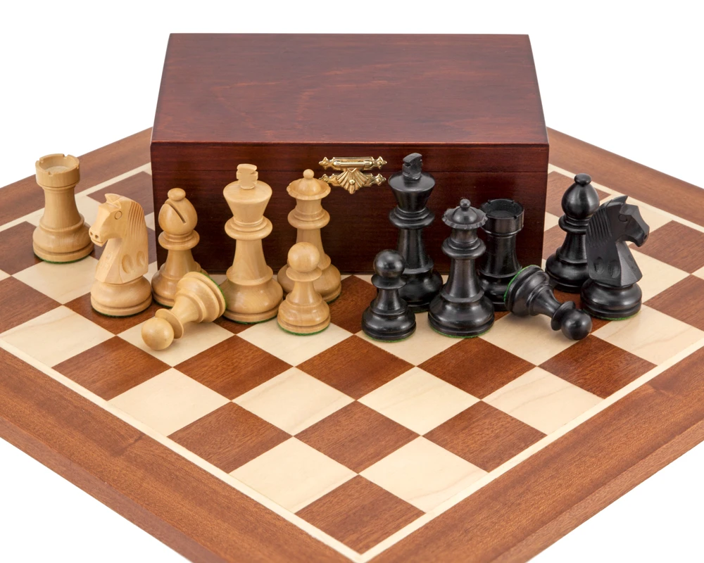 Down Head Black Championship Chess Set 4 Down Head Black Championship Chess Set - Image 4