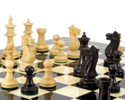 Black Flower Chess Set -Board Games - Chess And Cards Shop RCPB142 03