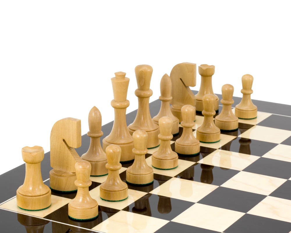 Contemporary Black Anegre Chess Set 3 Contemporary Black Anegre Chess Set - Image 3