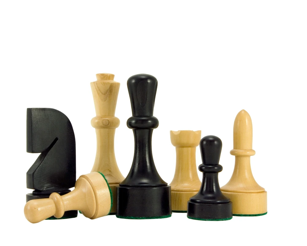 Contemporary Black Anegre Chess Set 6 Contemporary Black Anegre Chess Set - Image 6